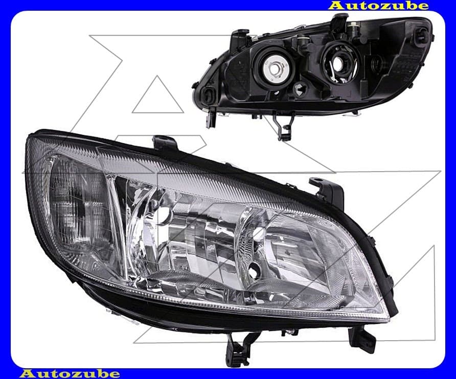 Fényszóró jobb (H7/HB3) (motor nélkül) {DEPO} Fényszóró jobb (H7/HB3) (motor nélkül) {DEPO}