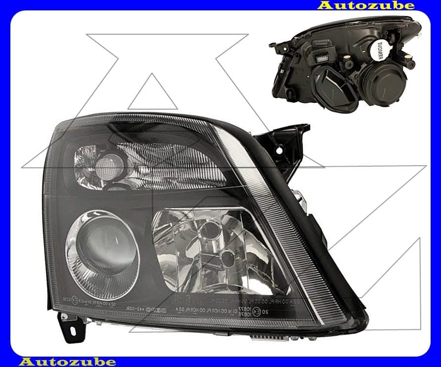 Fényszóró jobb fekete házas (H7/H7) (motor nélkül) {DEPO} Fényszóró jobb fekete házas (H7/H7) (motor nélkül) {DEPO}