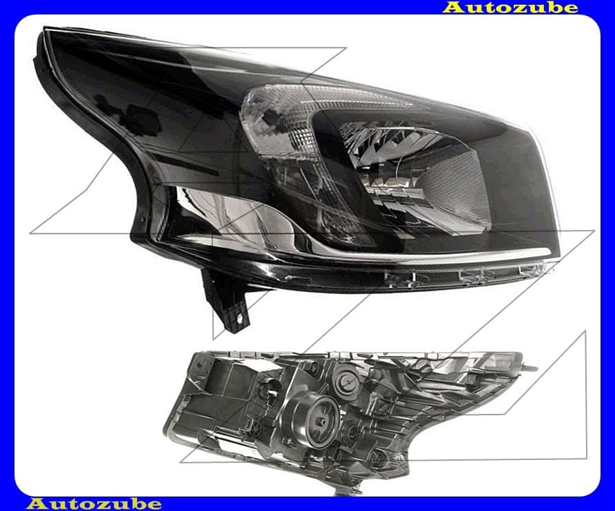 Fényszóró jobb (H4/W21/5W) nappali fénnyel, motorral {DEPO} Fényszóró jobb (H4/W21/5W) nappali fénnyel, motorral {DEPO}