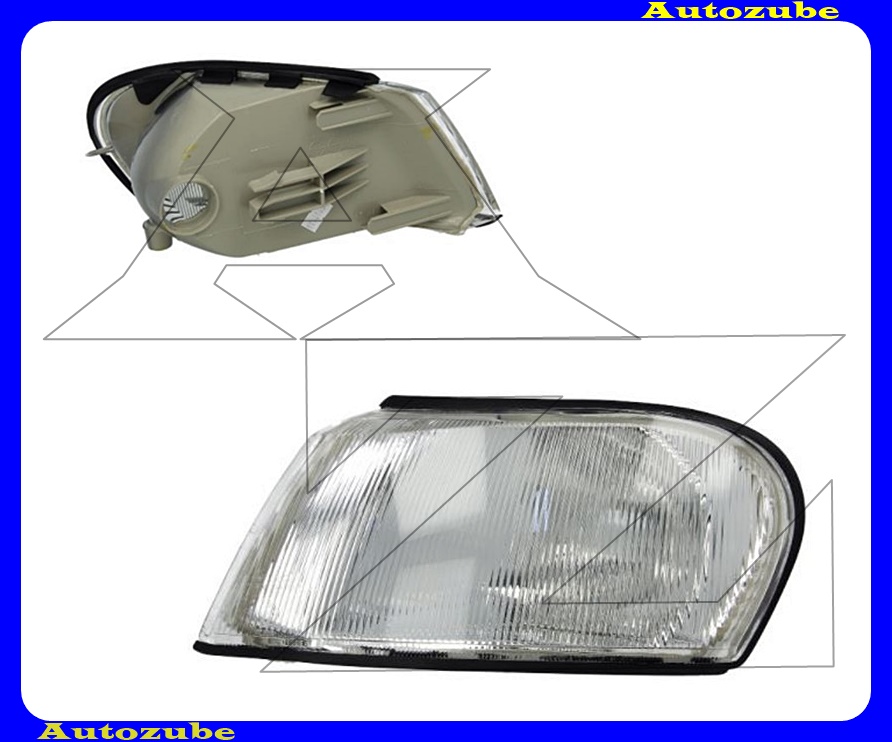 Első index bal, fehér (foglalat nélkül) Első index bal, fehér (foglalat nélkül)