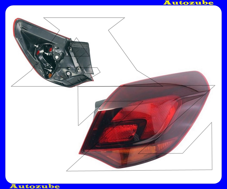 Hátsó lámpa jobb külső Hátsó lámpa jobb külső