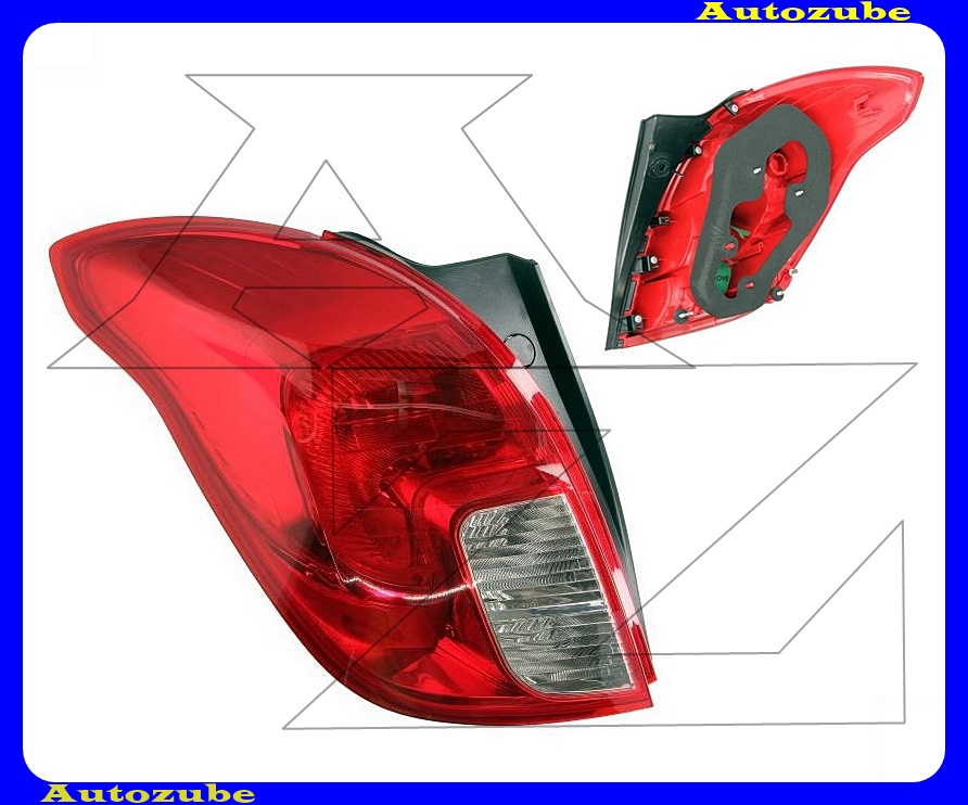 Hátsó lámpa bal (foglalat nélkül) {DEPO} Hátsó lámpa bal (foglalat nélkül) {DEPO}