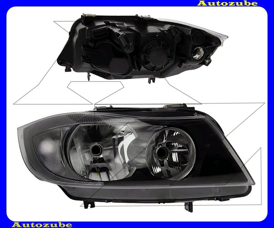 Fényszóró jobb (H7/H7) /ZKW típusú/ (motor nélkül) {DEPO} Fényszóró jobb (H7/H7) /ZKW típusú/ (motor nélkül) {DEPO}