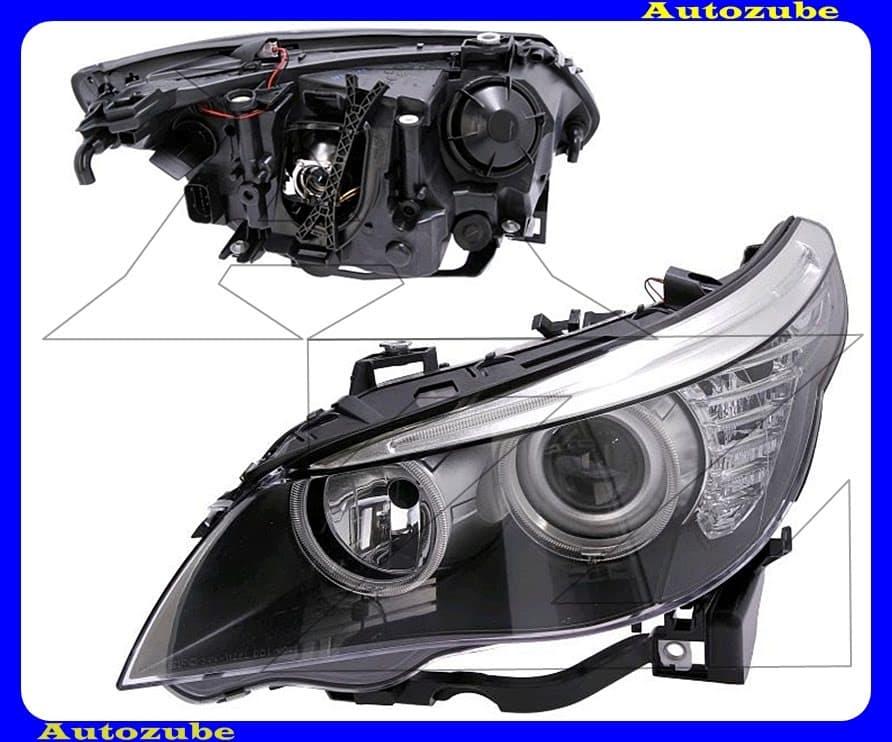 Fényszóró bal (2xH7/LED) kanyarkövetős, motorral {DEPO} Fényszóró bal (2xH7/LED) kanyarkövetős, motorral {DEPO}