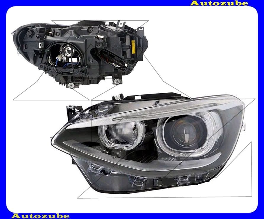 Fényszóró bal Bi-XENON (D1S/PY21W/LED) motorral (izzó és elektronika nélkül) {DEPO} Fényszóró bal Bi-XENON (D1S/PY21W/LED) motorral (izzó és elektronika nélkül) {DEPO}