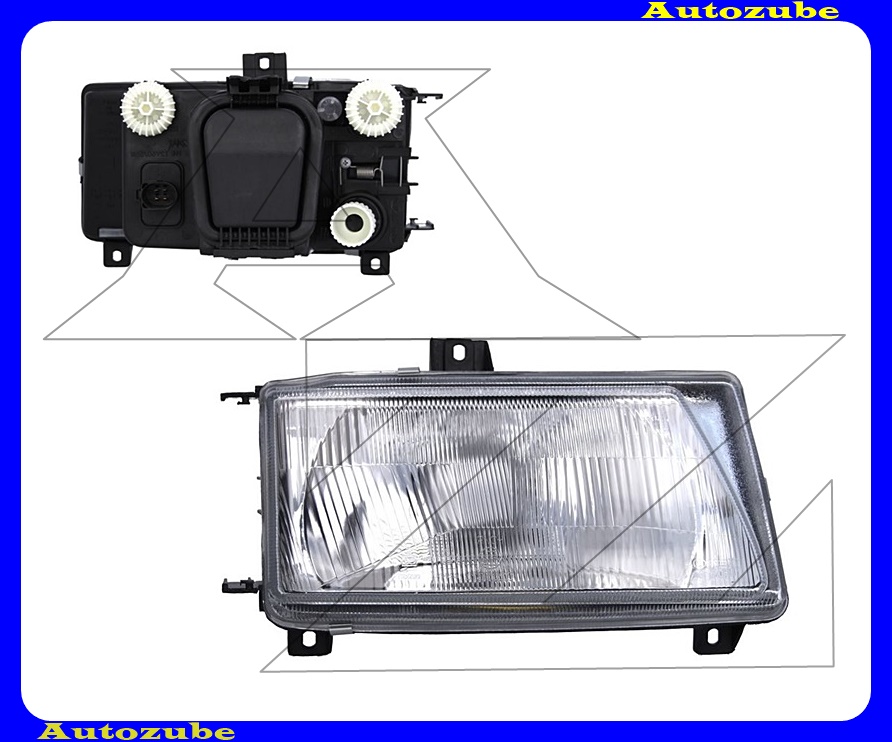 Fényszóró jobb (H4) kézi/elektromos állítású is. Fényszóró jobb (H4) kézi/elektromos állítású is.