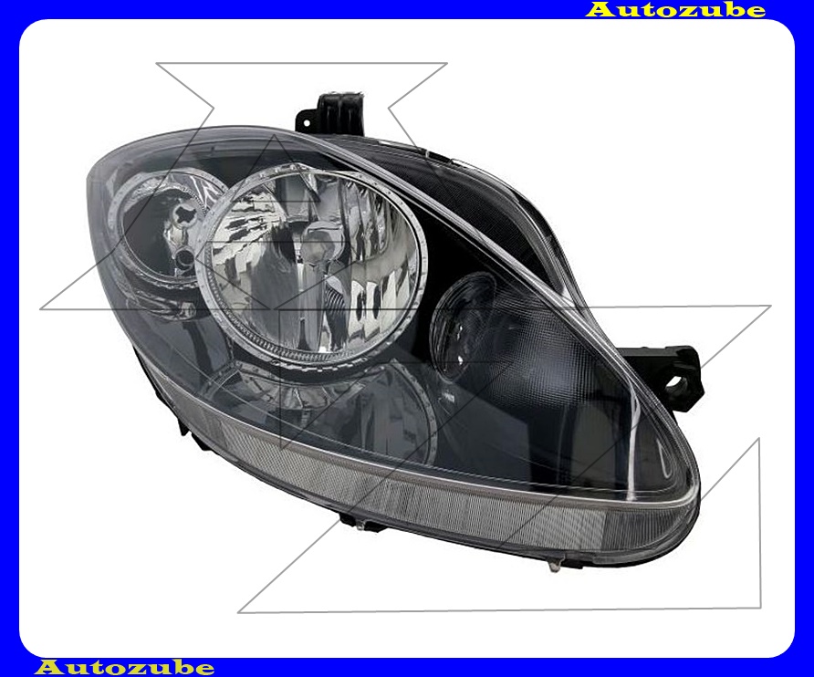 Fényszóró jobb fekete házas (H7/H1) (motor nélkül) {DEPO} Fényszóró jobb fekete házas (H7/H1) (motor nélkül) {DEPO}