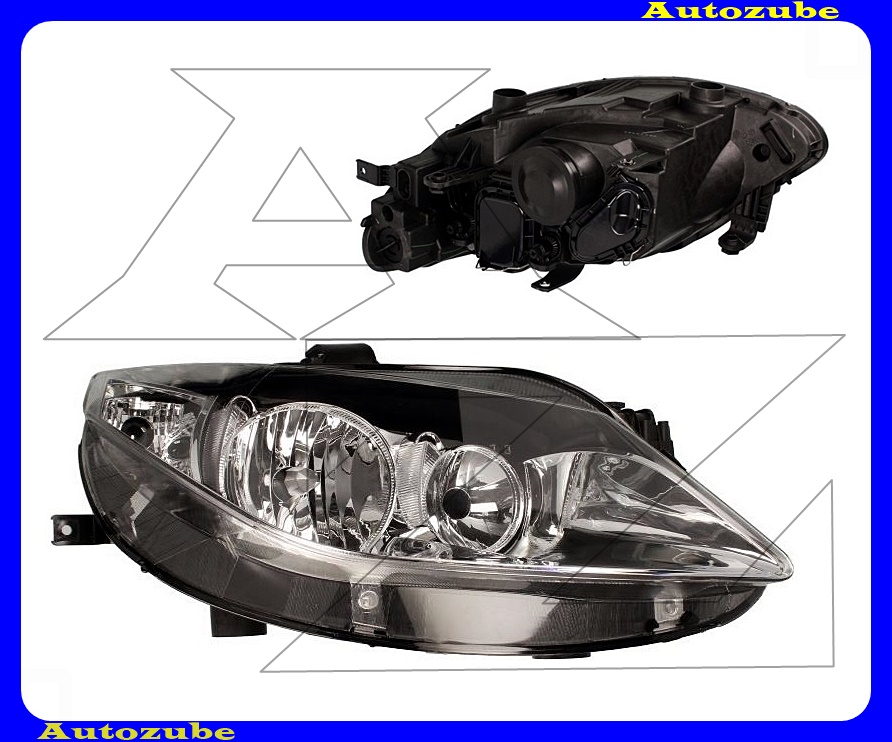 Fényszóró jobb króm házas (H7/H7) (motor nélkül) {DEPO} Fényszóró jobb króm házas (H7/H7) (motor nélkül) {DEPO}