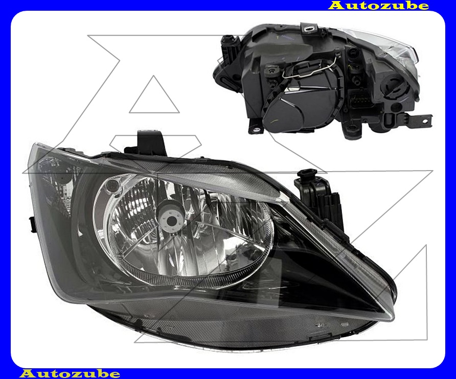 Fényszóró jobb (H4) motorral {DEPO} Fényszóró jobb (H4) motorral {DEPO}