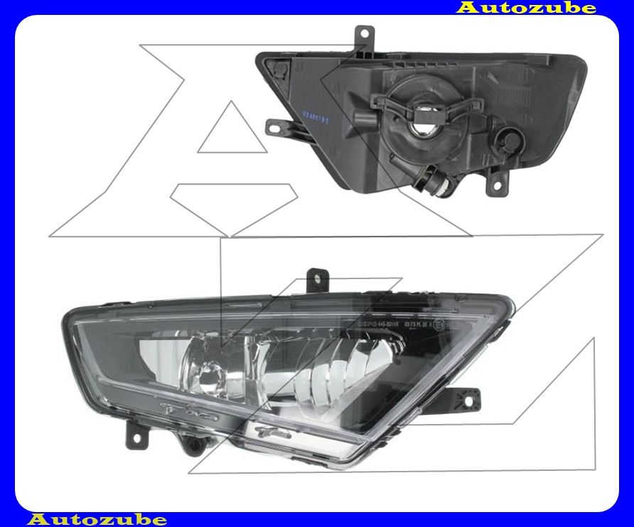 Ködlámpa jobb Ködlámpa jobb