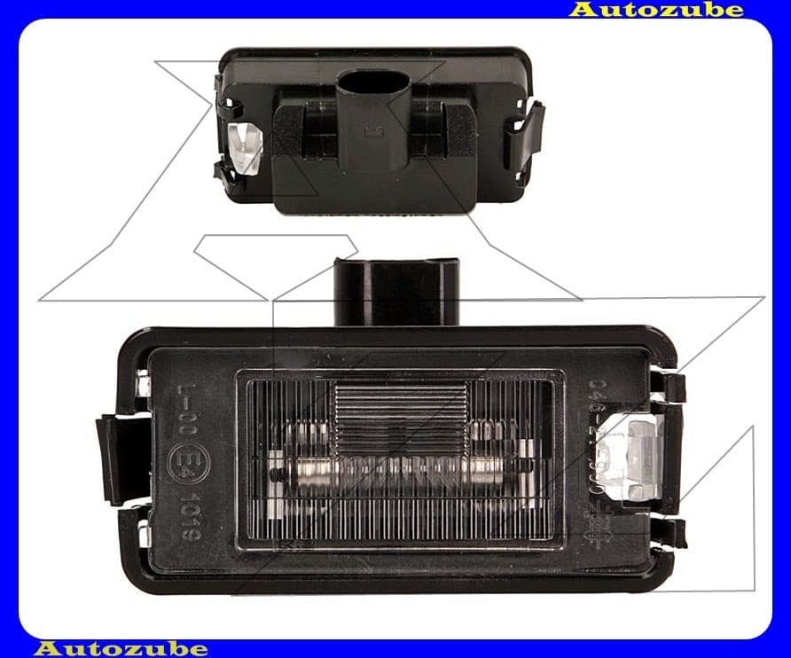 Rendszámilágítás oldalfüggetlen Rendszámilágítás oldalfüggetlen