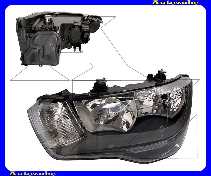 Fényszóró bal (H1/H7) motorral {DEPO} Fényszóró bal (H1/H7) motorral {DEPO}