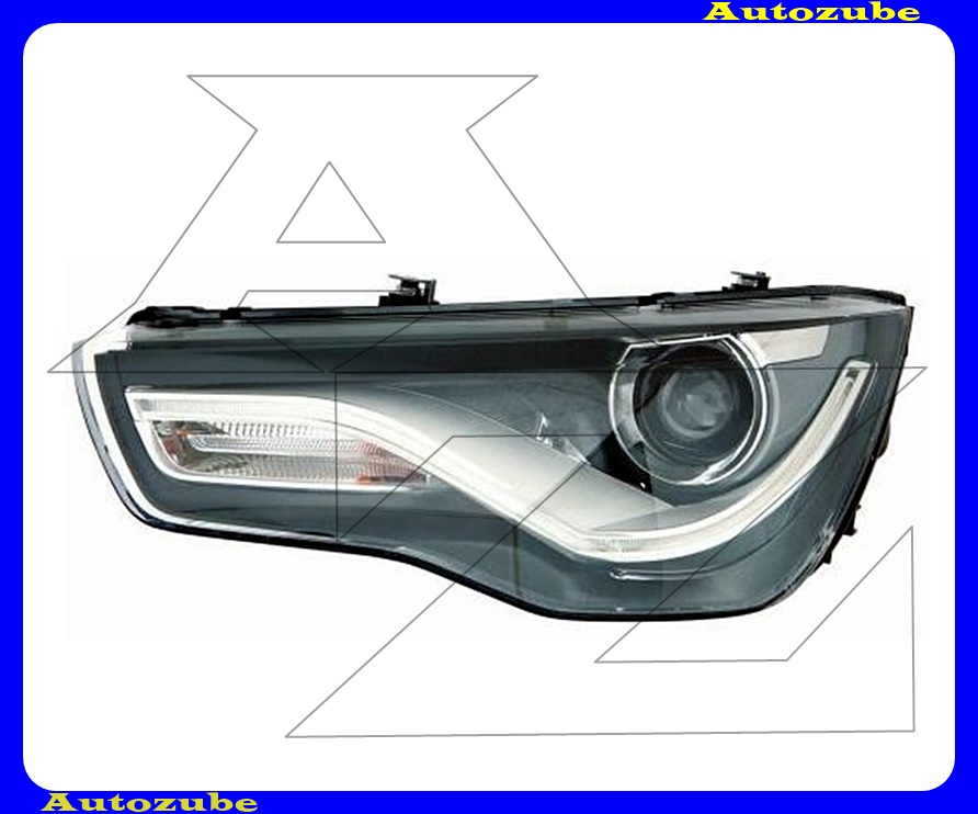 Fényszóró bal XENON, (D3S/LED×2) motorral (izzó és elektronika nélkül) {DEPO} Fényszóró bal XENON, (D3S/LED×2) motorral (izzó és elektronika nélkül) {DEPO}