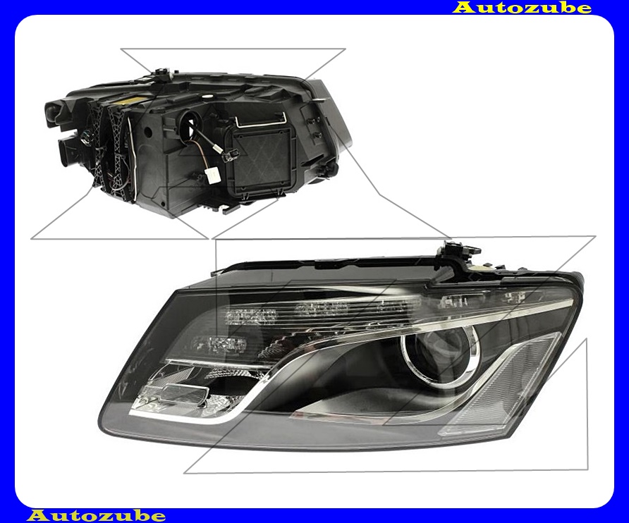 Fényszóró bal Xenon (D3S/LED) fekete házas, motorral {DEPO} /RENDELÉSRE/ Fényszóró bal Xenon (D3S/LED) fekete házas, motorral {DEPO} /RENDELÉSRE/