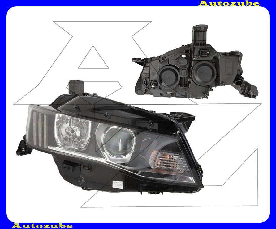 Fényszóró jobb (2xH7/LED) motorral {VALEO} Fényszóró jobb (2xH7/LED) motorral {VALEO}
