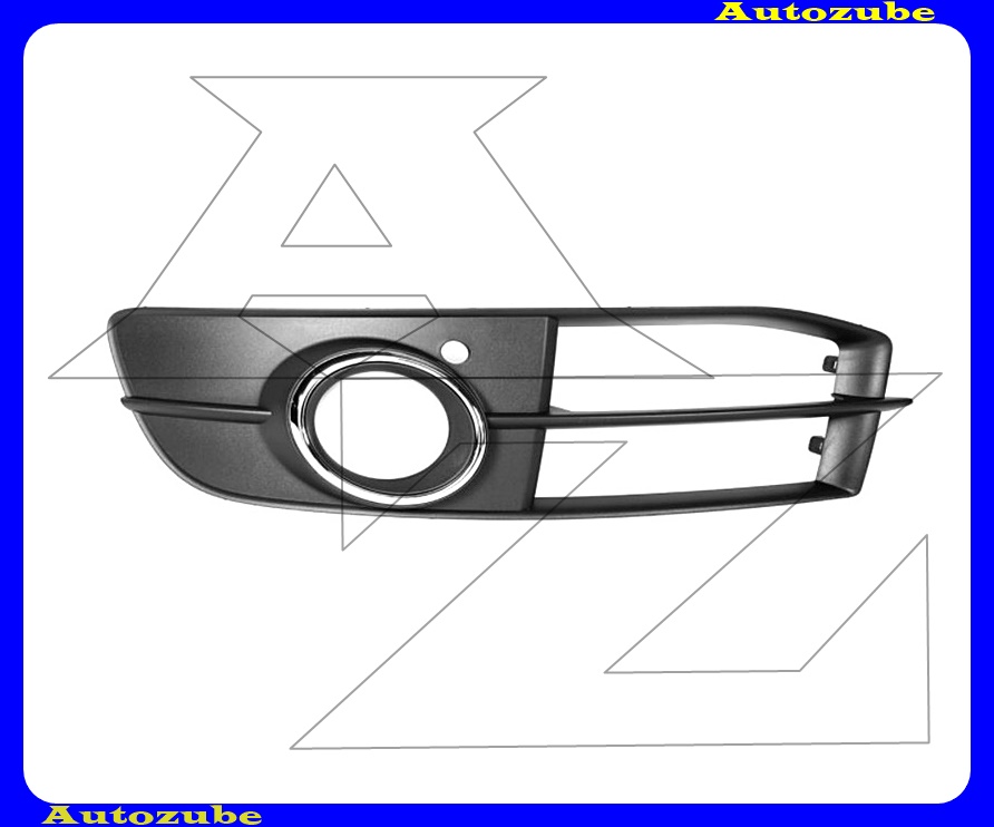 Első lökhárító rács bal, ködlámpás (krómkerettel) /Gyári alkatrész/ (Egyedi rendelésre, NEM visszáruzható) Első lökhárító rács bal, ködlámpás (krómkerettel) /Gyári alkatrész/ (Egyedi rendelésre, NEM visszáruzható)