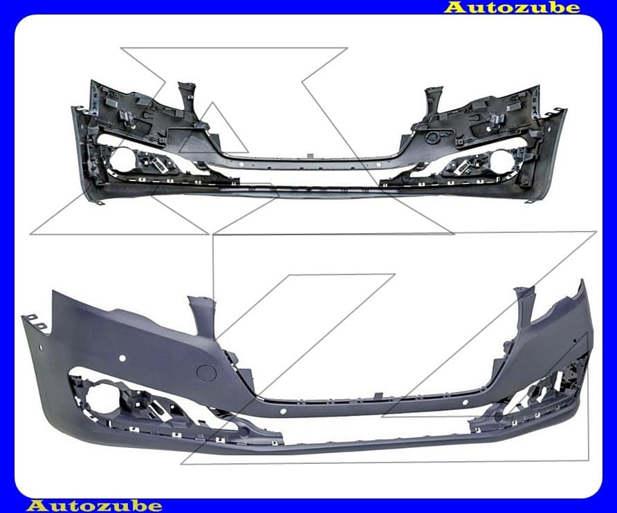 Első lökhárító alapozott, szenzoros Első lökhárító alapozott, szenzoros