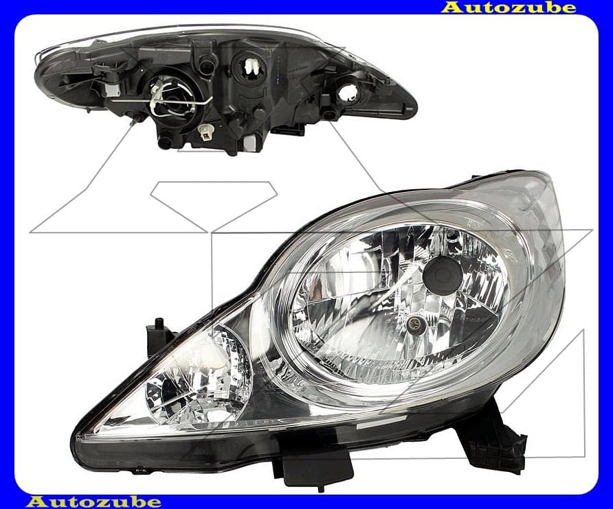 Fényszóró bal (H4) (motor nélkül) {DEPO} Fényszóró bal (H4) (motor nélkül) {DEPO}