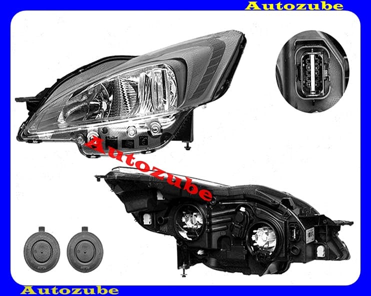 Fényszóró bal (H7/H7) (motor nélkül) {DEPO} Fényszóró bal (H7/H7) (motor nélkül) {DEPO}