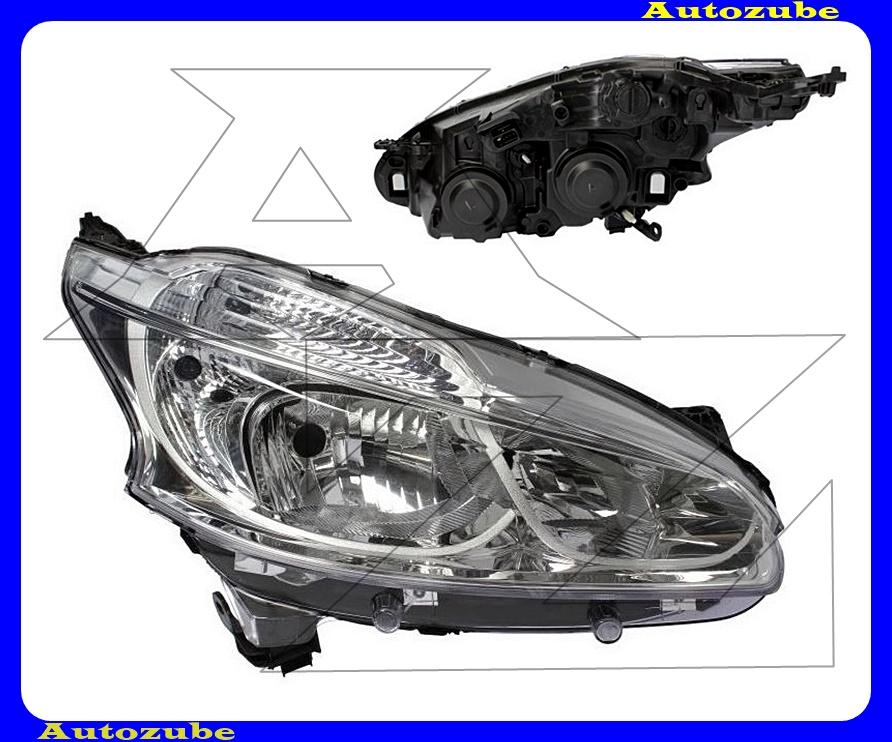 Fényszóró jobb (H7/H7/W21/5W) (motor nélkül) {DEPO} Fényszóró jobb (H7/H7/W21/5W) (motor nélkül) {DEPO}