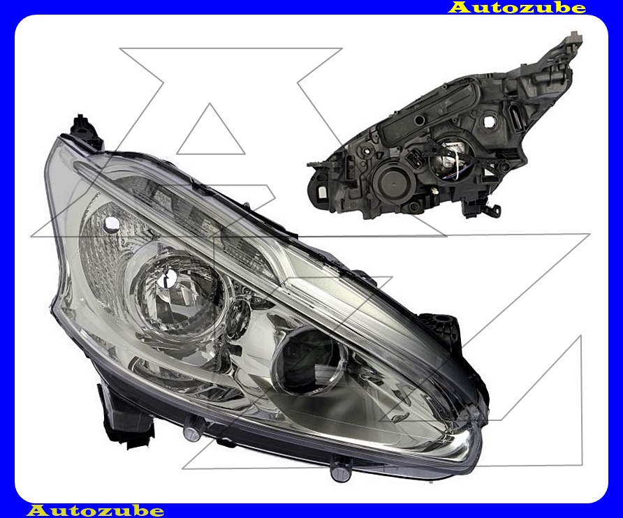 Fényszóró jobb (H7/H7/LED) nappali fénnyel (motor nélkül) {DEPO} Fényszóró jobb (H7/H7/LED) nappali fénnyel (motor nélkül) {DEPO}