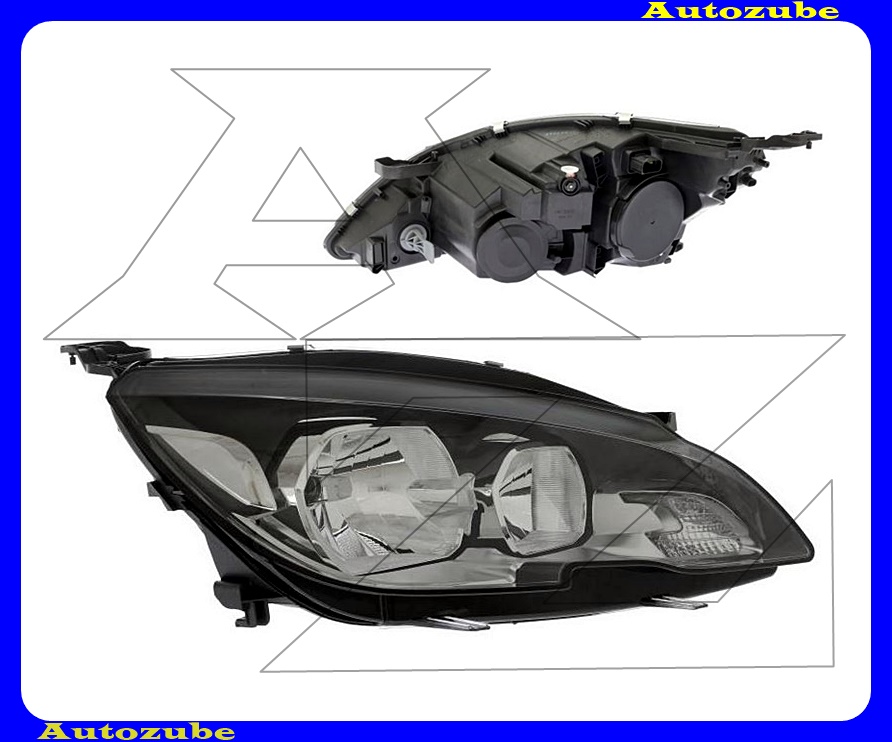 Fényszóró jobb (H7/HB3) motorral {DEPO} Fényszóró jobb (H7/HB3) motorral {DEPO}
