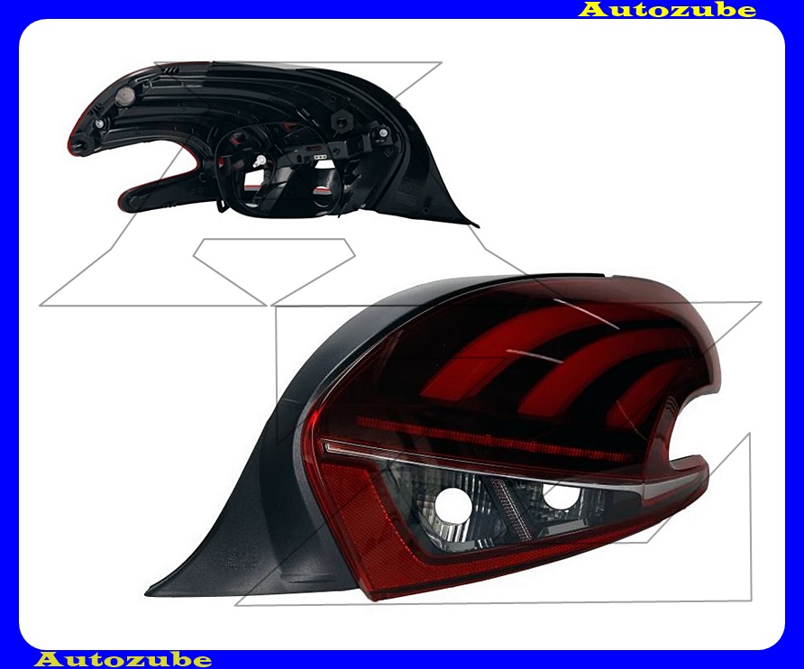 Hátsó lámpa jobb Hátsó lámpa jobb