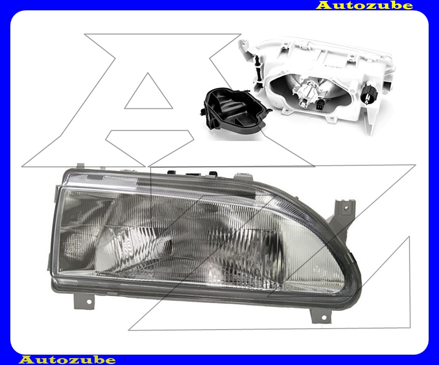 Fényszóró jobb (H4) manuális {DEPO} Fényszóró jobb (H4) manuális {DEPO}