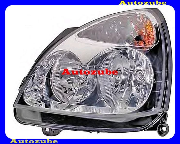 Fényszóró bal króm házas (H7/H1) (motor nélkül) {DEPO} Fényszóró bal króm házas (H7/H1) (motor nélkül) {DEPO}