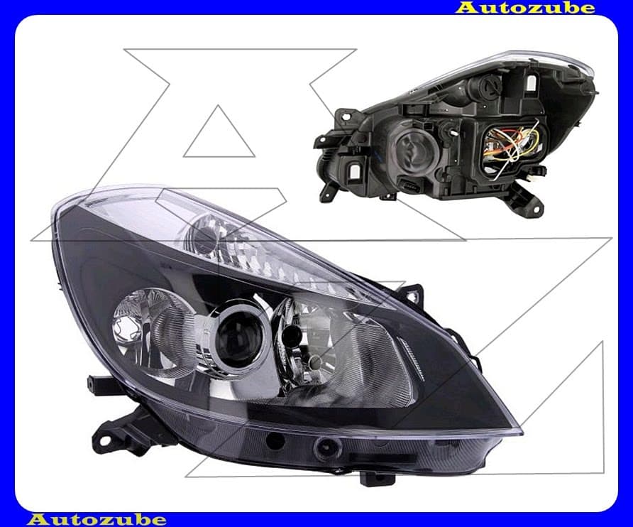 Fényszóró jobb projektoros (H7/H7/H1) fekete házas, kanyarkövetős (motor nélkül) {DEPO} Fényszóró jobb projektoros (H7/H7/H1) fekete házas, kanyarkövetős (motor nélkül) {DEPO}