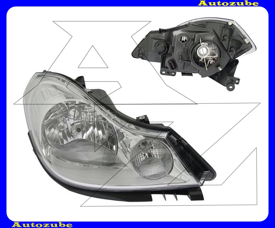 Fényszóró jobb (H4) (motor nélkül) {DEPO} Fényszóró jobb (H4) (motor nélkül) {DEPO}