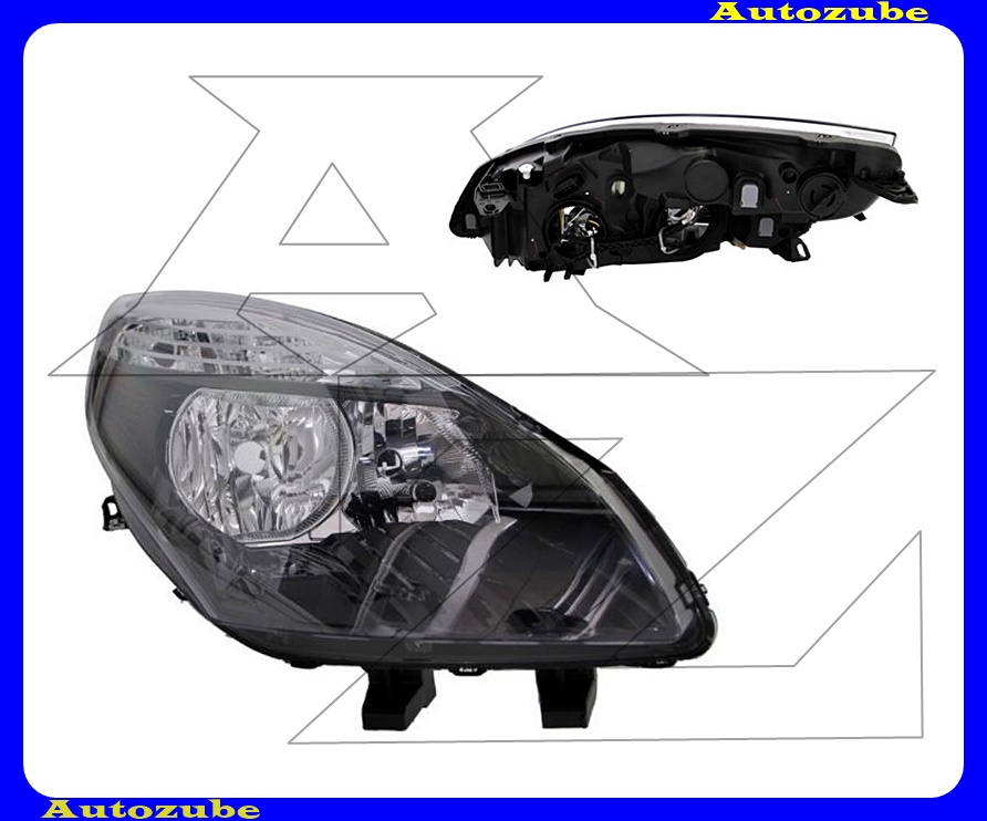 Fényszóró jobb (H7/H7) (motor nélkül) {DEPO} Fényszóró jobb (H7/H7) (motor nélkül) {DEPO}
