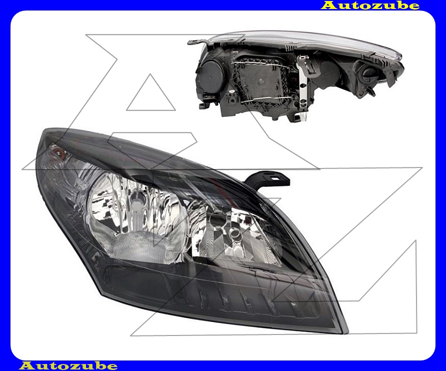 Fényszóró jobb fekete házas (H7/H7) motorral {MAGNETI MARELLI} Fényszóró jobb fekete házas (H7/H7) motorral {MAGNETI MARELLI}