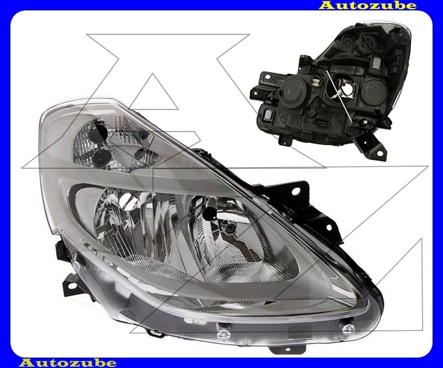 Fényszóró jobb króm házas (H7/H7) (motor nélkül) {DEPO}/RENDELÉSRE/ Fényszóró jobb króm házas (H7/H7) (motor nélkül) {DEPO}/RENDELÉSRE/