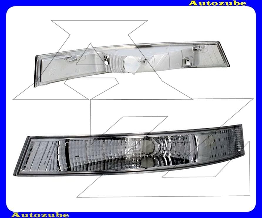 Első index bal, átlátszó (foglalat nélkül) Első index bal, átlátszó (foglalat nélkül)