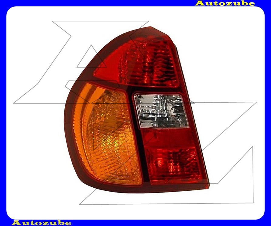 Hátsó lámpa bal, piros/sárga (foglalat nélkül) Hátsó lámpa bal, piros/sárga (foglalat nélkül)