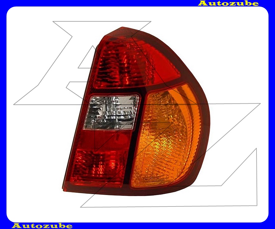 Hátsó lámpa jobb, piros/sárga (foglalat nélkül) Hátsó lámpa jobb, piros/sárga (foglalat nélkül)