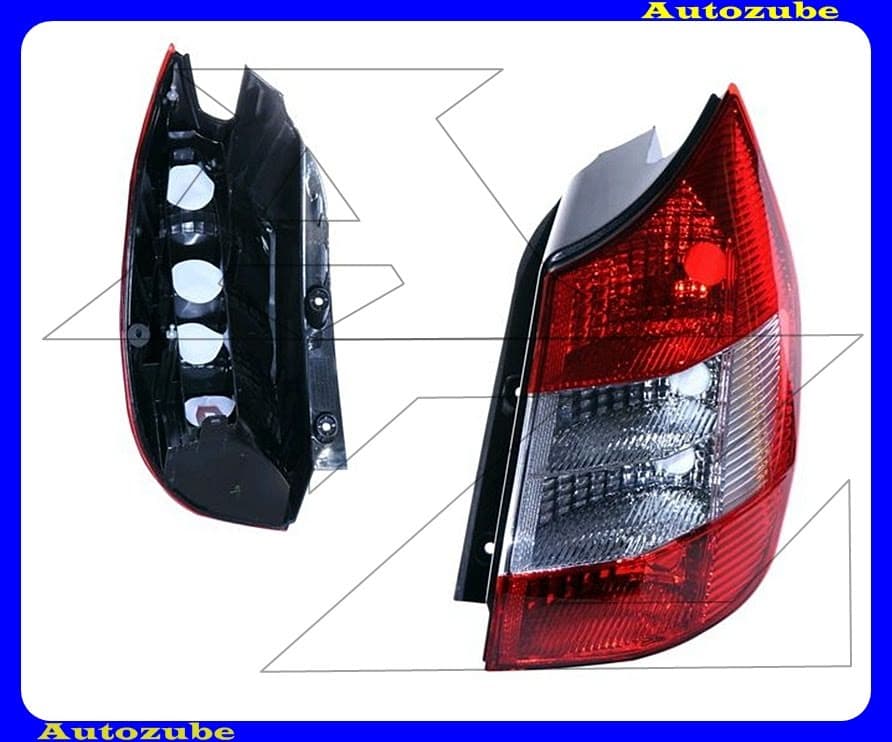 Hátsó lámpa jobb, fehér indexes (foglalat nélkül) Hátsó lámpa jobb, fehér indexes (foglalat nélkül)