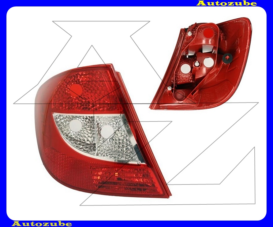 Hátsó lámpa bal (foglalat nélkül) Hátsó lámpa bal (foglalat nélkül)