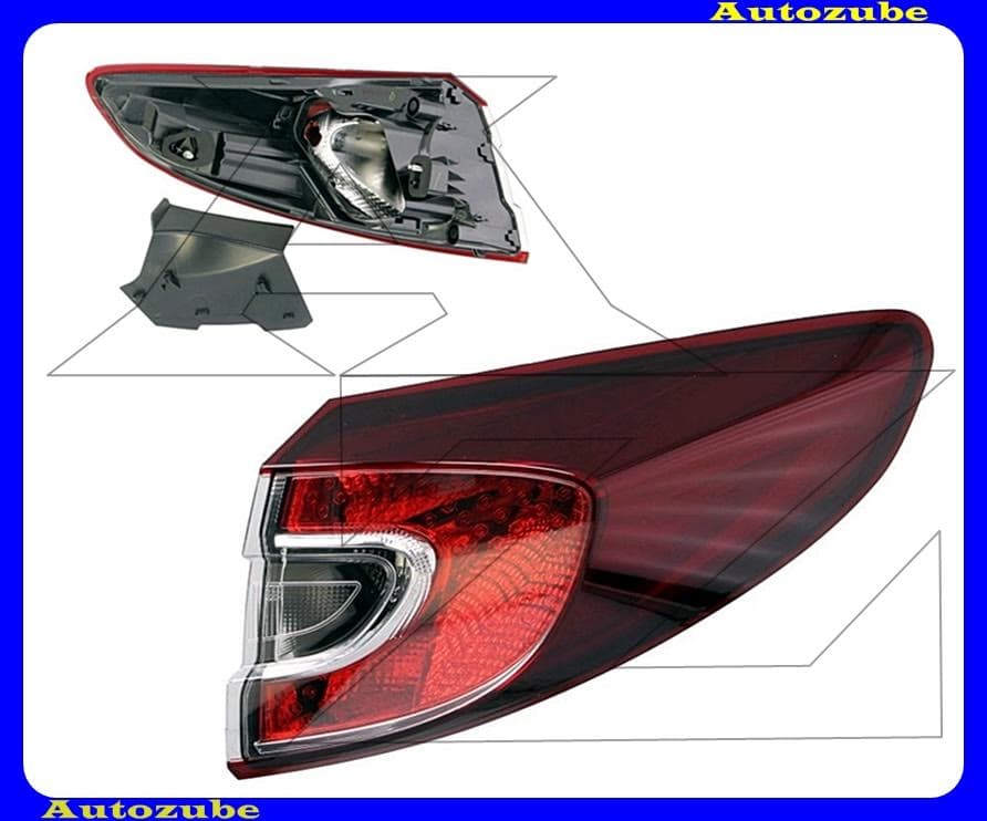 Hátsó lámpa jobb külső Hátsó lámpa jobb külső