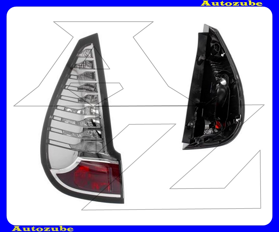Hátsó lámpa bal külső (kivéve: Grand) (foglalat nélkül) Hátsó lámpa bal külső (kivéve: Grand) (foglalat nélkül)