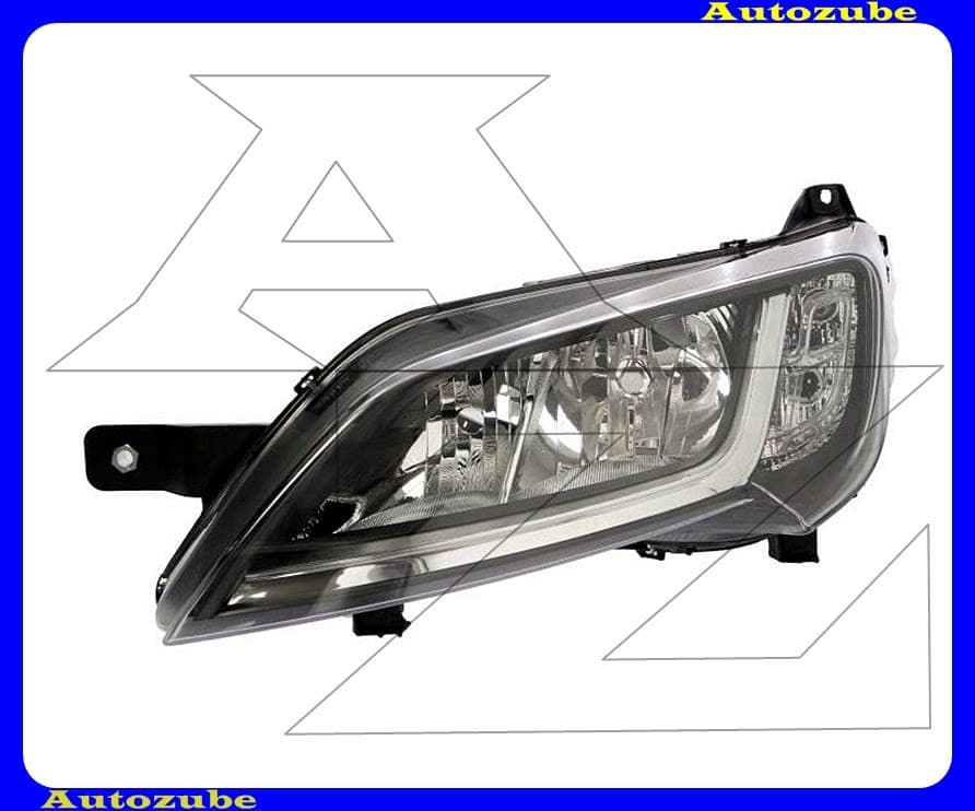 Fényszóró bal (H7/H7/W21/5W) fekete keretes, nappali fénnyel, motorral {DEPO} Fényszóró bal (H7/H7/W21/5W) fekete keretes, nappali fénnyel, motorral {DEPO}