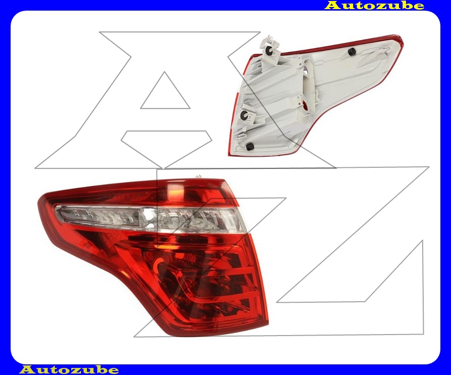 Hátsó lámpa bal külső (foglalat nélkül) {DEPO} Hátsó lámpa bal külső (foglalat nélkül) {DEPO}