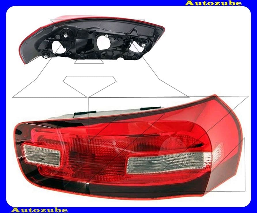 Hátsó lámpa jobb (kivéve: Grand) (foglalat nélkül) Hátsó lámpa jobb (kivéve: Grand) (foglalat nélkül)