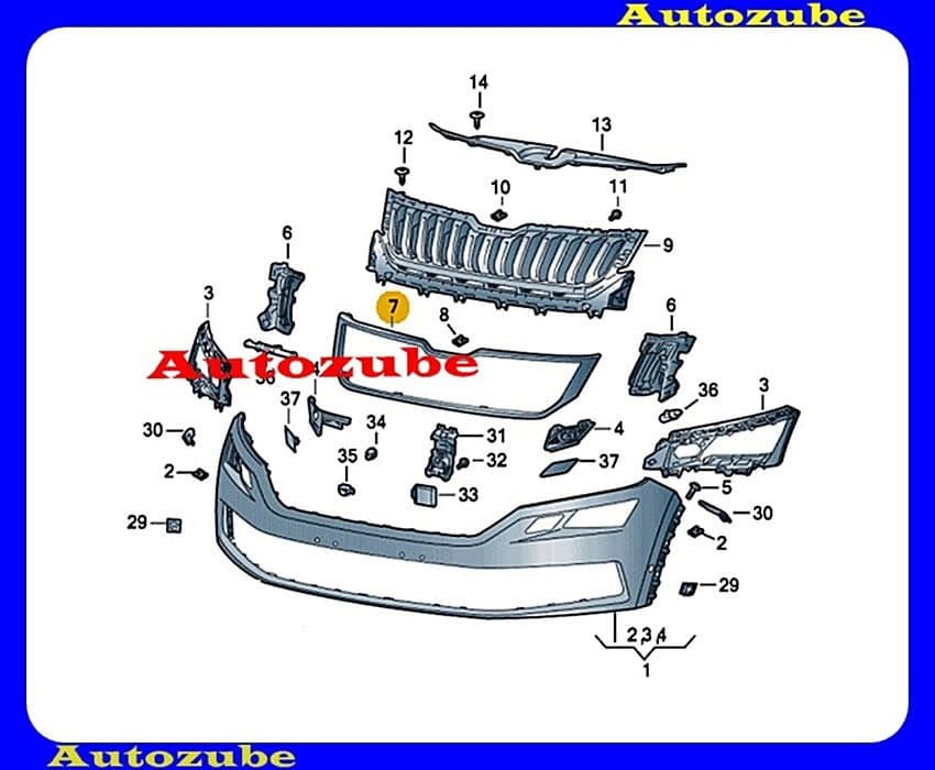Hűtődíszrács keret króm /Gyári alkatrész/ (Egyedi rendelésre, NEM visszáruzható) Hűtődíszrács keret króm /Gyári alkatrész/ (Egyedi rendelésre, NEM visszáruzható)