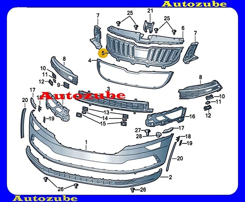 Hűtődíszrács /Gyári alkatrész/ (Egyedi rendelésre, NEM visszáruzható) Hűtődíszrács /Gyári alkatrész/ (Egyedi rendelésre, NEM visszáruzható)