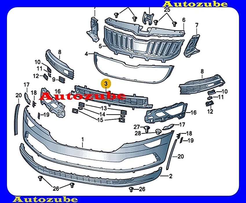 Első lökhárító rács középső /Gyári alkatrész/ (Egyedi rendelésre, NEM visszáruzható) Első lökhárító rács középső /Gyári alkatrész/ (Egyedi rendelésre, NEM visszáruzható)