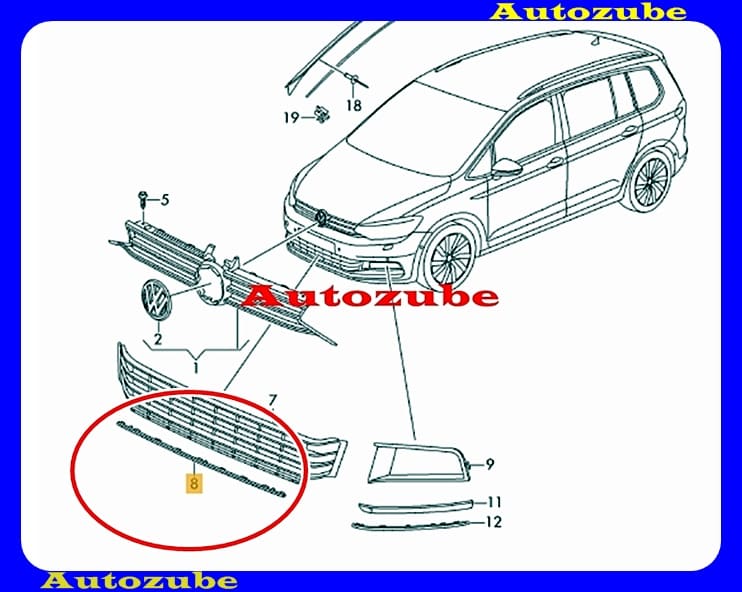 Első lökhárító középső rács krómdíszléc /Gyári alkatrész/ (Egyedi rendelésre, NEM visszáruzható) Első lökhárító középső rács krómdíszléc /Gyári alkatrész/ (Egyedi rendelésre, NEM visszáruzható)