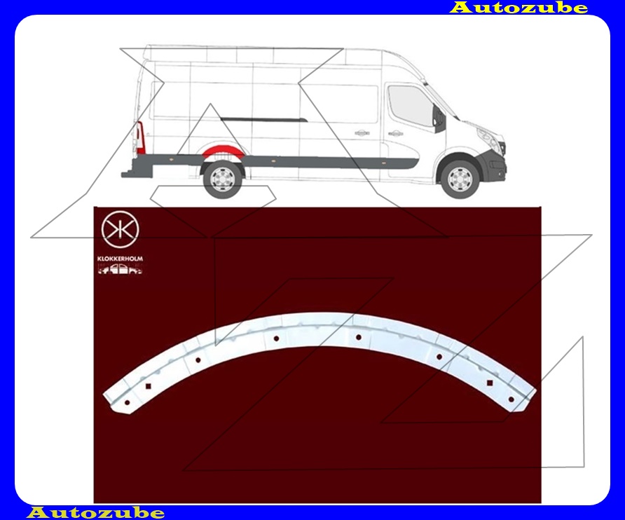 Hátsó doblemez javítóperem Hátsó doblemez javítóperem