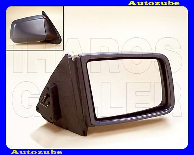 Visszapillantó tükör jobb, manuális, domború tükörlappal, fekete borítással Visszapillantó tükör jobb, manuális, domború tükörlappal, fekete borítással